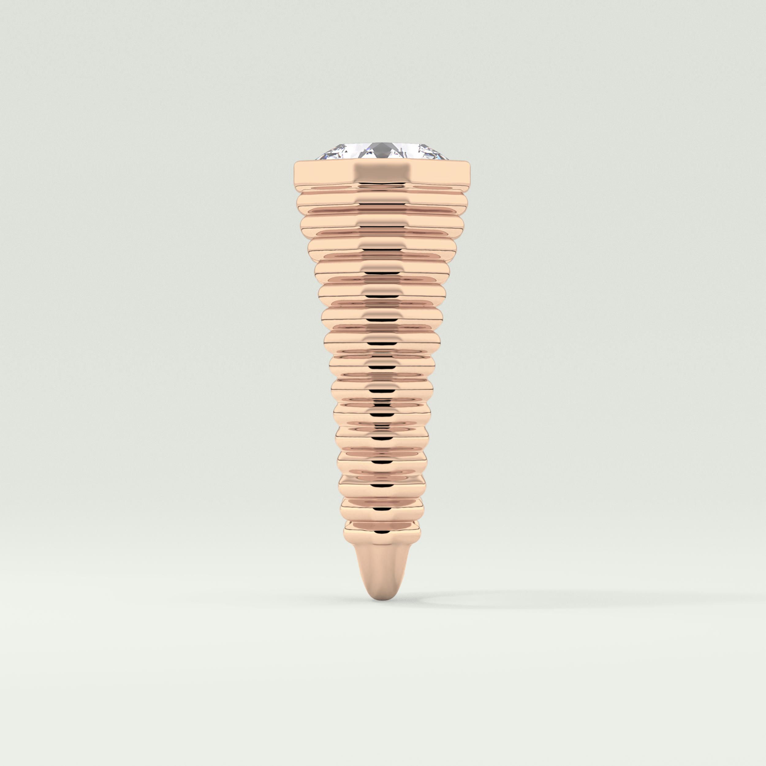 1.5 CT Asscher Cut Bezel Lab-Grown Diamond Engagement Ring 10