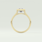 2.0 CT Emerald Cut Solitaire Lab-Grown Diamond Engagement Ring 6