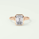 2.0 CT Emerald Cut Solitaire Lab-Grown Diamond Engagement Ring 7