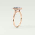 2.0 CT Emerald Cut Solitaire Lab-Grown Diamond Engagement Ring 11