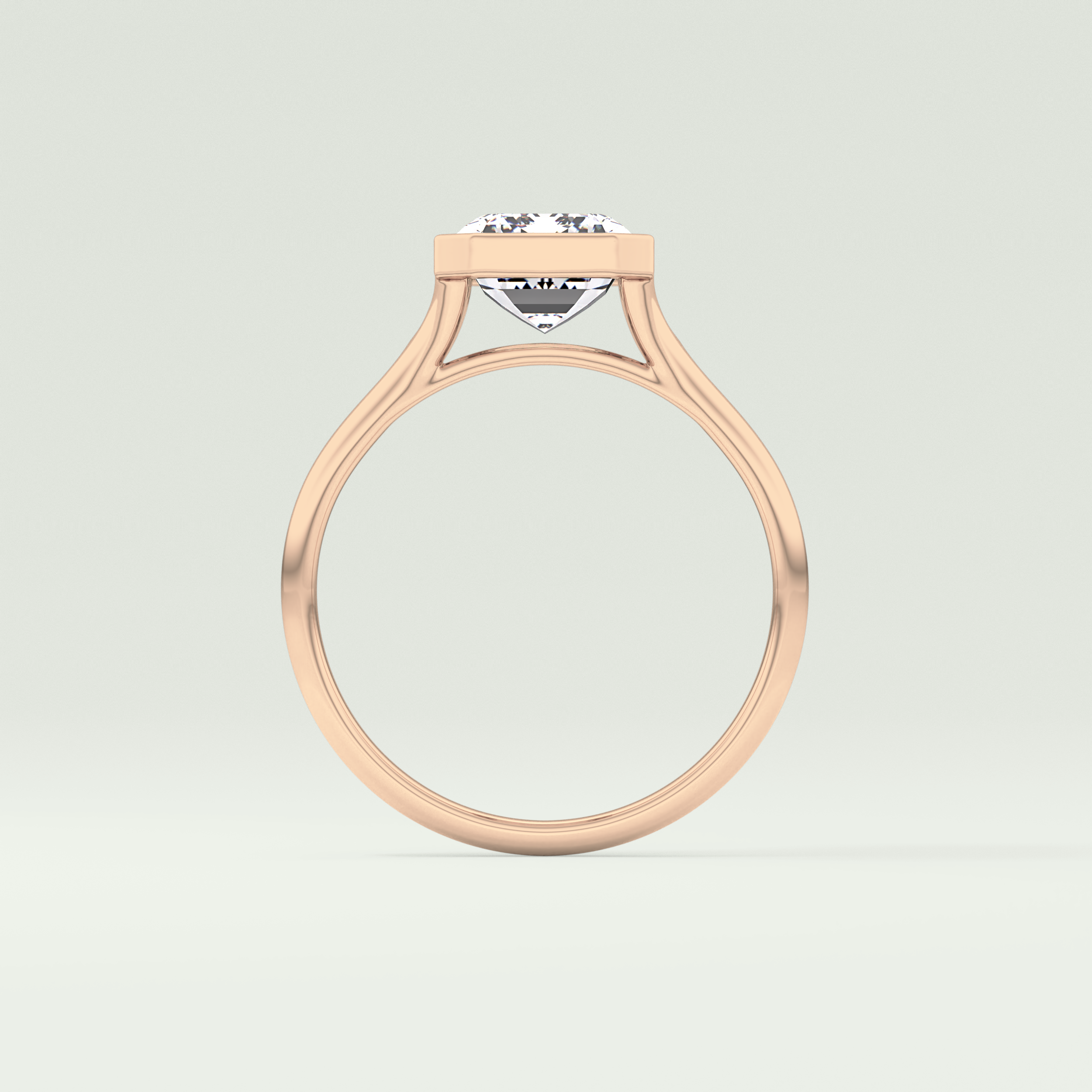 2.0 CT Emerald Cut Solitaire Lab-Grown Diamond Engagement Ring 12