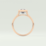 2.0 CT Emerald Cut Solitaire Moissanite Engagement Ring 12