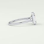 2.0 CT Emerald Cut Solitaire Lab-Grown Diamond Engagement Ring 15