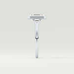 2.0 CT Emerald Cut Solitaire Lab-Grown Diamond Engagement Ring 16
