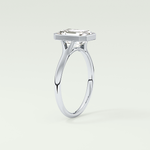 2.0 CT Emerald Cut Solitaire Lab-Grown Diamond Engagement Ring 17