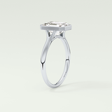 2.0 CT Emerald Cut Solitaire Lab-Grown Diamond Engagement Ring 17