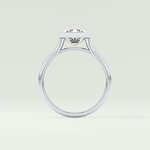 2.0 CT Emerald Cut Solitaire Lab-Grown Diamond Engagement Ring 18