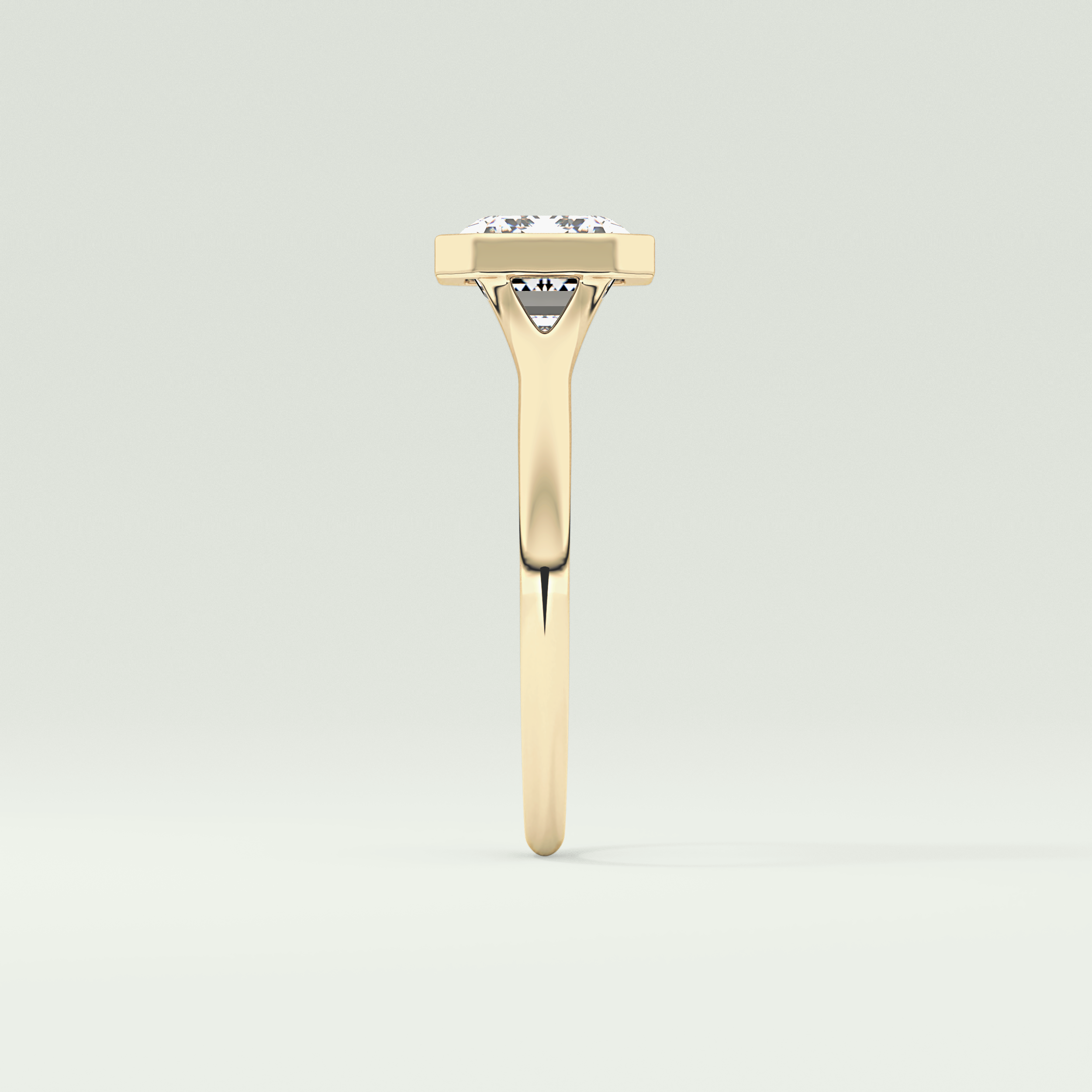 2.0 CT Emerald Cut Solitaire Lab-Grown Diamond Engagement Ring 4