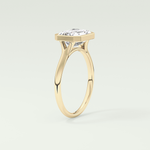 2.0 CT Emerald Cut Solitaire Lab-Grown Diamond Engagement Ring 5