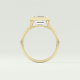 2.0 CT Emerald Cut Solitaire Lab-Grown Diamond Engagement Ring 6