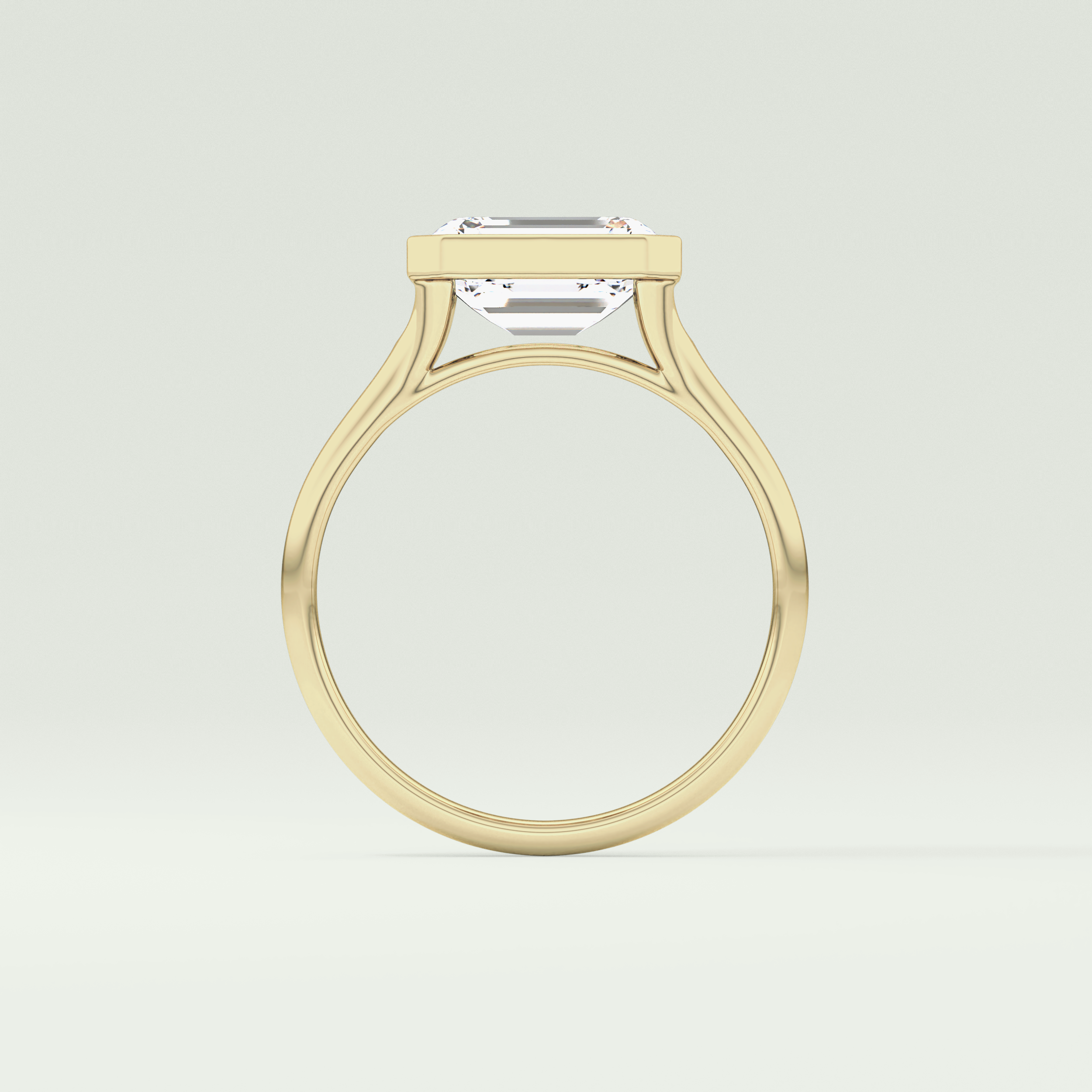 2.0 CT Emerald Cut Solitaire Lab-Grown Diamond Engagement Ring 6