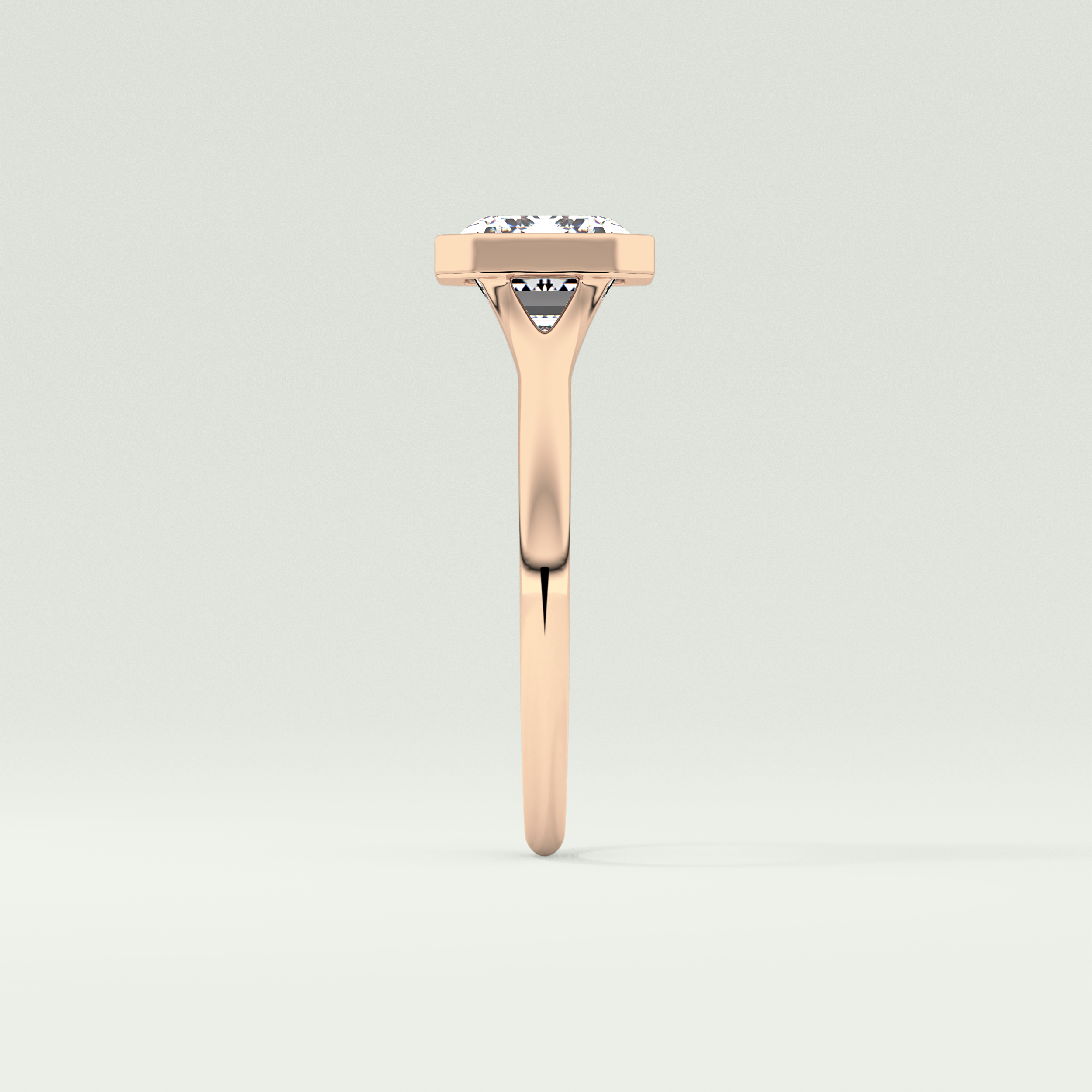 2.0 CT Emerald Cut Solitaire Lab-Grown Diamond Engagement Ring 10