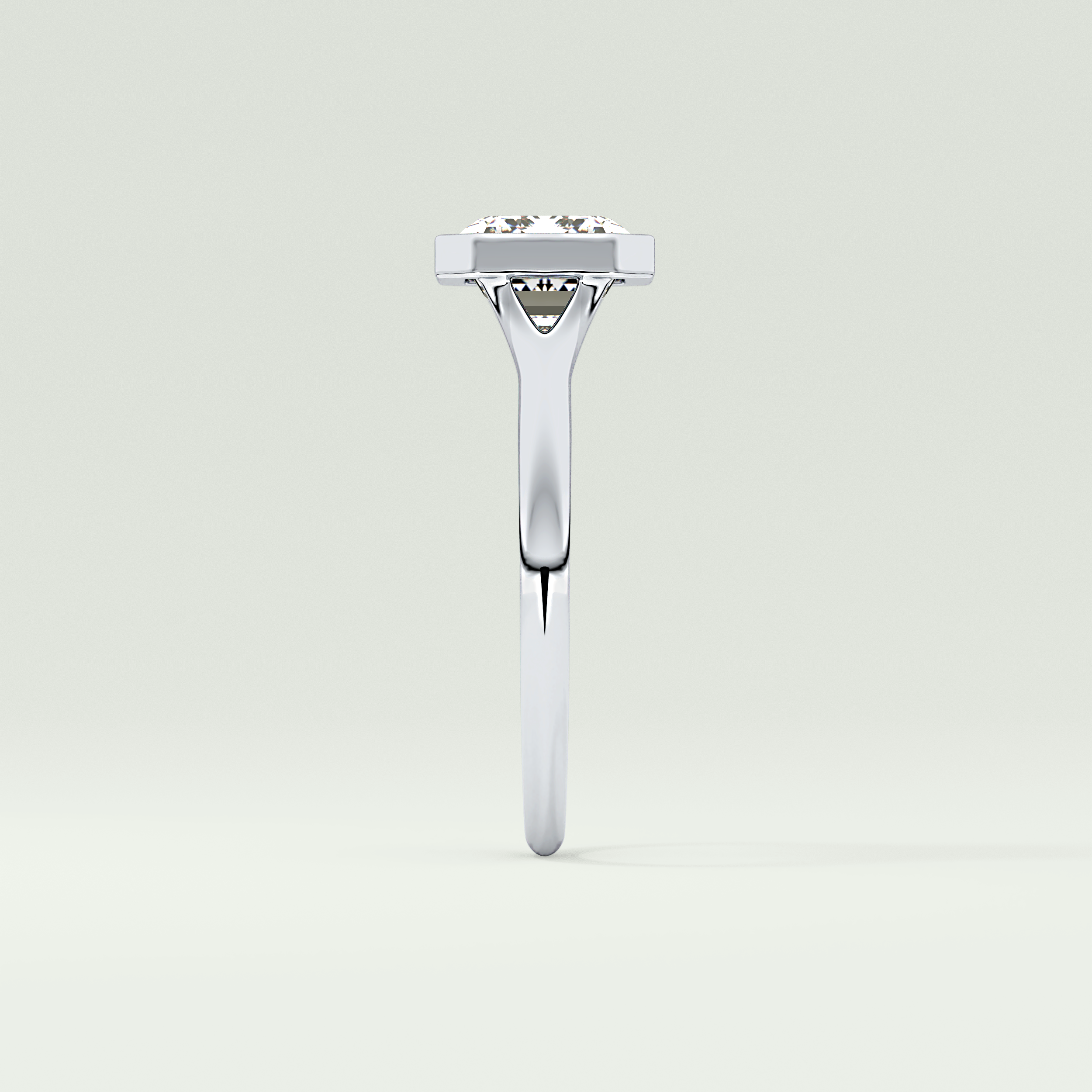2.0 CT Emerald Cut Solitaire Lab-Grown Diamond Engagement Ring 16