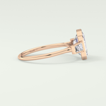 2.0 CT Emerald Cut Three Stone Bezel Lab-Grown Diamond Engagement Ring 9