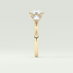 1.5 CT Round Cut Three Stone Lab-Grown Diamond Engagement Ring 4