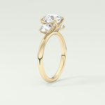 1.5 CT Round Cut Three Stone Lab-Grown Diamond Engagement Ring 5