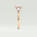1.5 CT Round Cut Three Stone Lab-Grown Diamond Engagement Ring 10