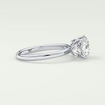 1.5 CT Round Cut Three Stone Lab-Grown Diamond Engagement Ring 15