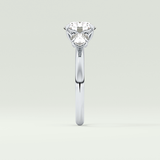 1.5 CT Round Cut Three Stone Lab-Grown Diamond Engagement Ring 16