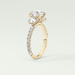 1.5 CT Round Cut Three Stone Lab-Grown Diamond Engagement Ring 5