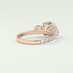 1.5 CT Round Cut Three Stone Lab-Grown Diamond Engagement Ring 8