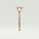 1.5 CT Round Cut Three Stone Lab-Grown Diamond Engagement Ring 10