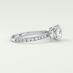 1.5 CT Round Cut Three Stone Lab-Grown Diamond Engagement Ring 15