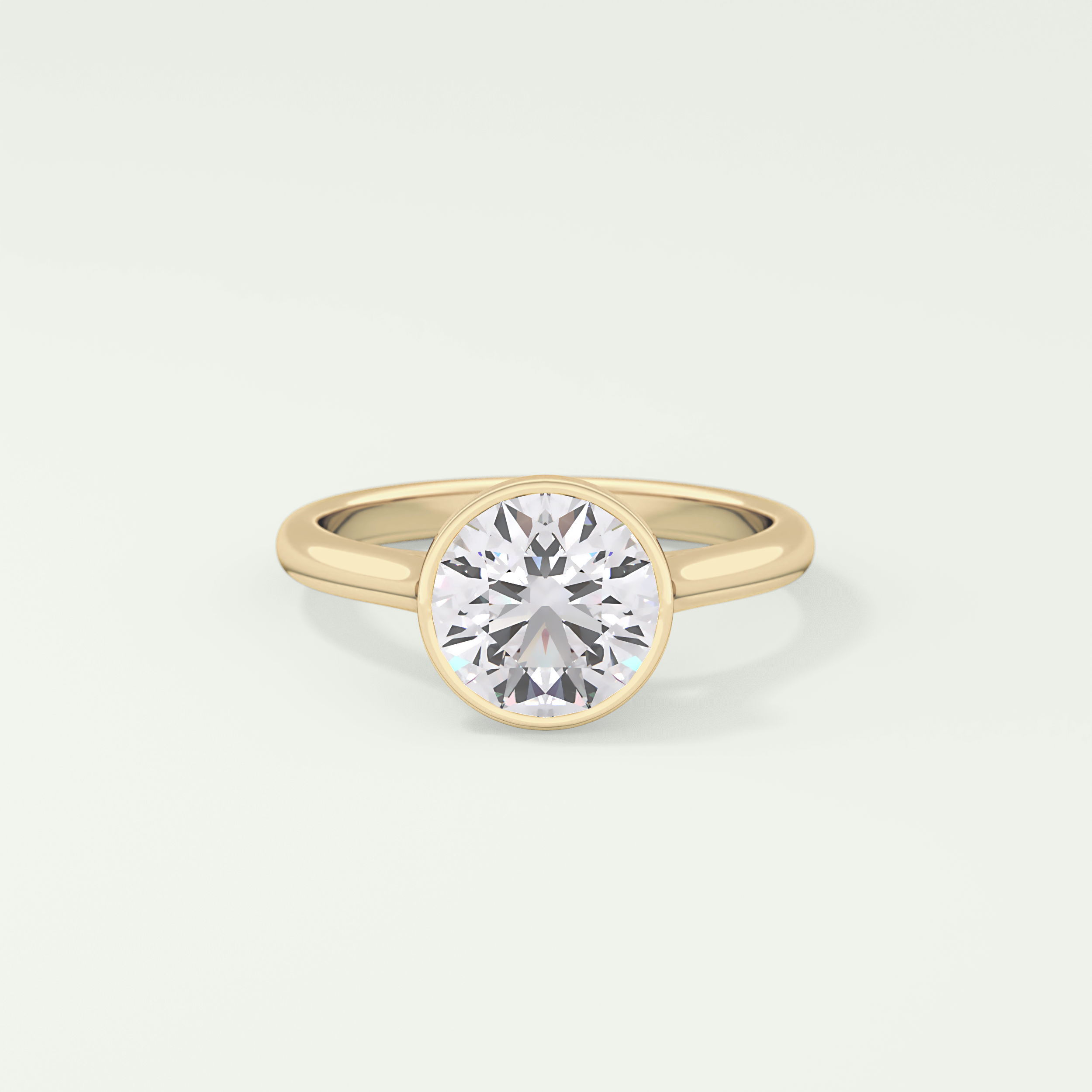 2.0 CT Round Cut Lab-Grown Diamond Engagement Ring 1