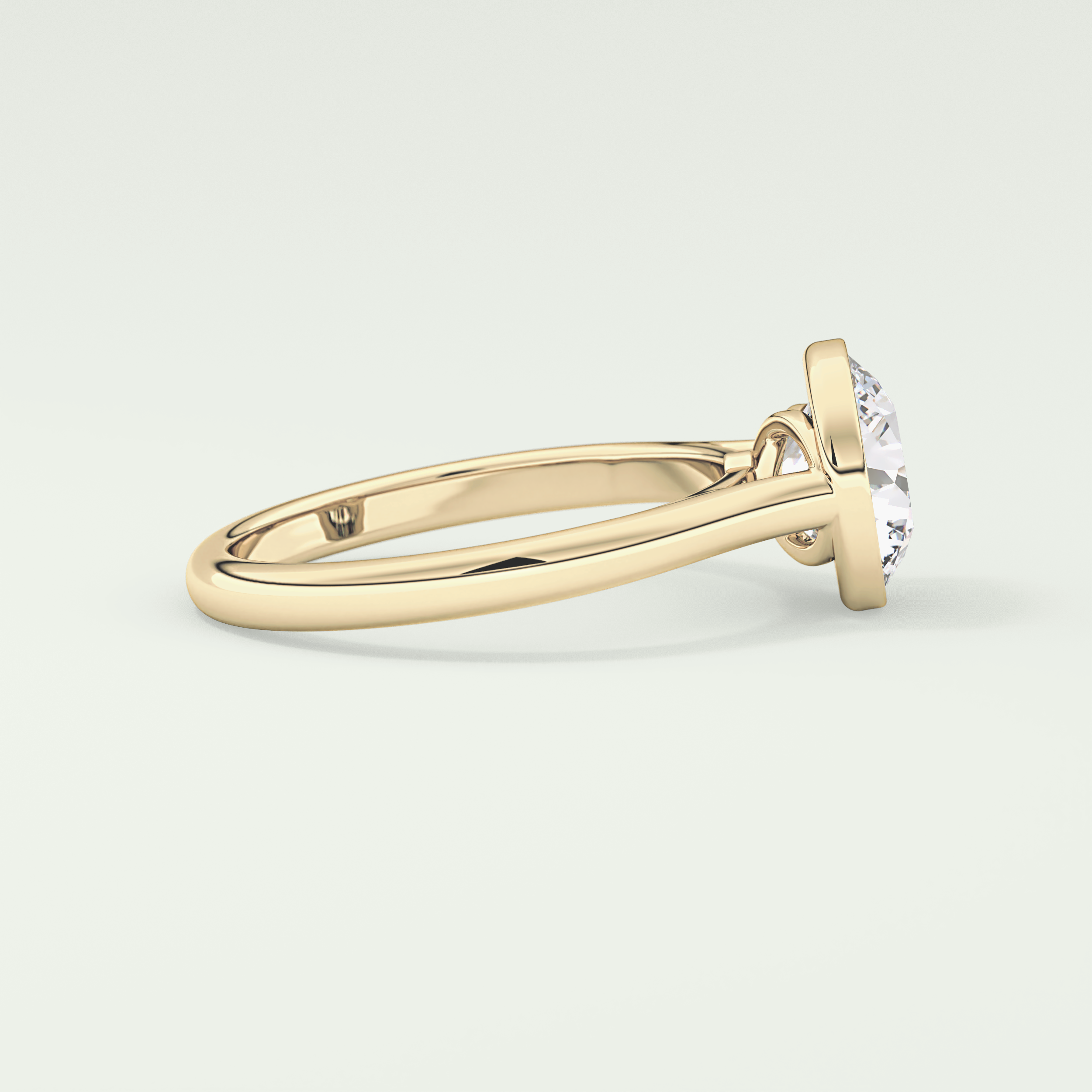 2.0 CT Round Cut Lab-Grown Diamond Engagement Ring 3