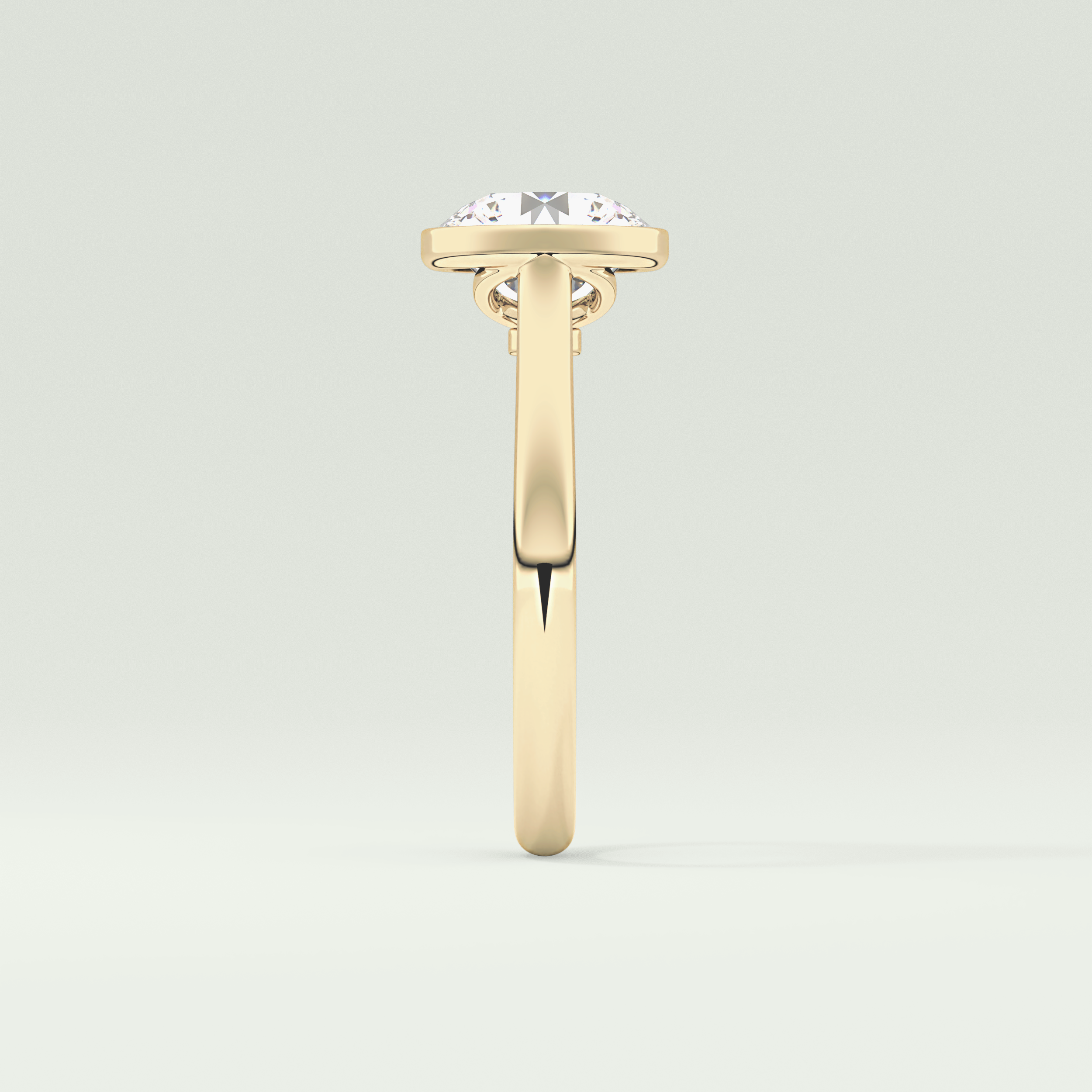 2 CT Round Cut Solitaire Moissanite Engagement Ring 4