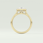 2.0 CT Round Cut Lab-Grown Diamond Engagement Ring 6