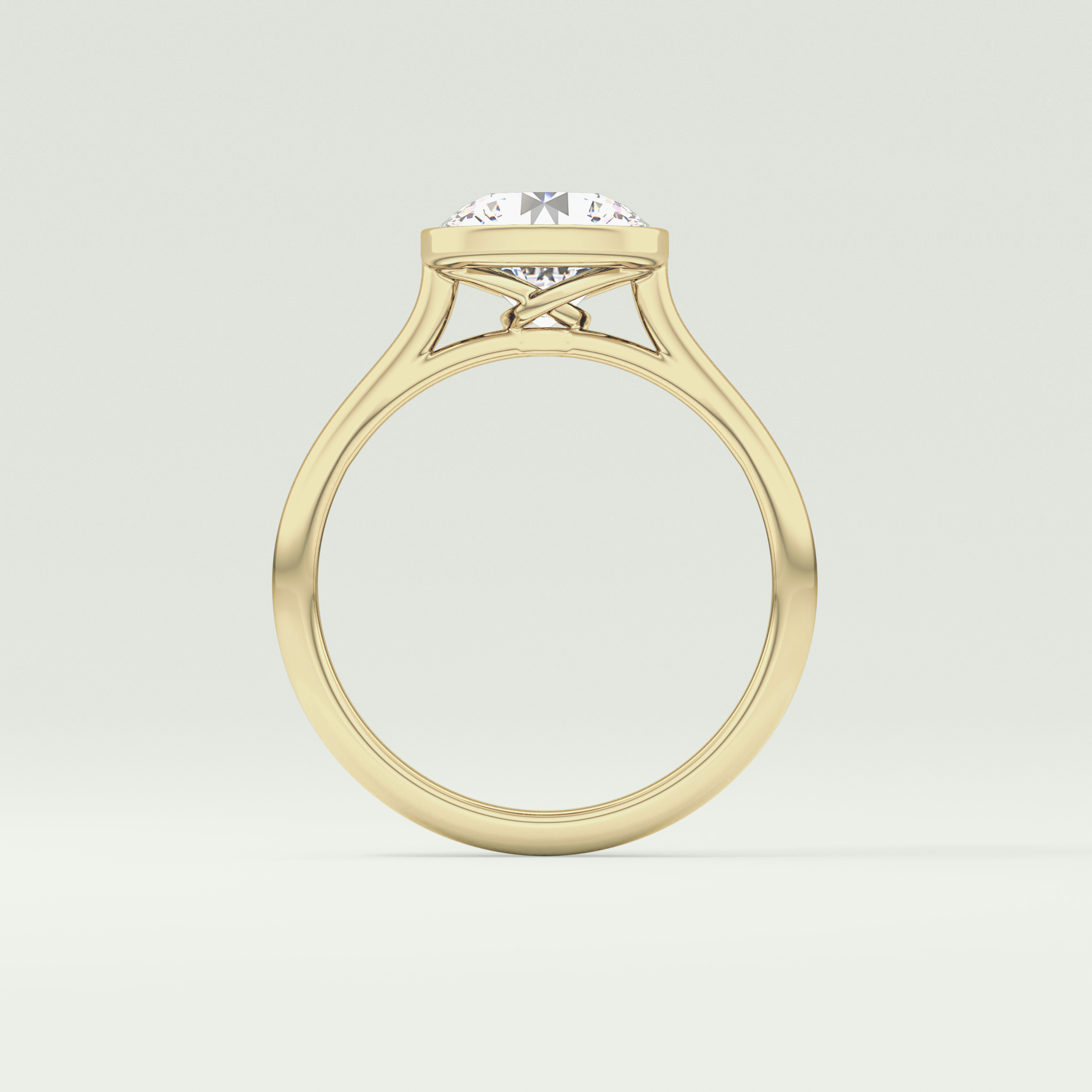 2.0 CT Round Cut Lab-Grown Diamond Engagement Ring 6