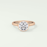2.0 CT Round Cut Lab-Grown Diamond Engagement Ring 7