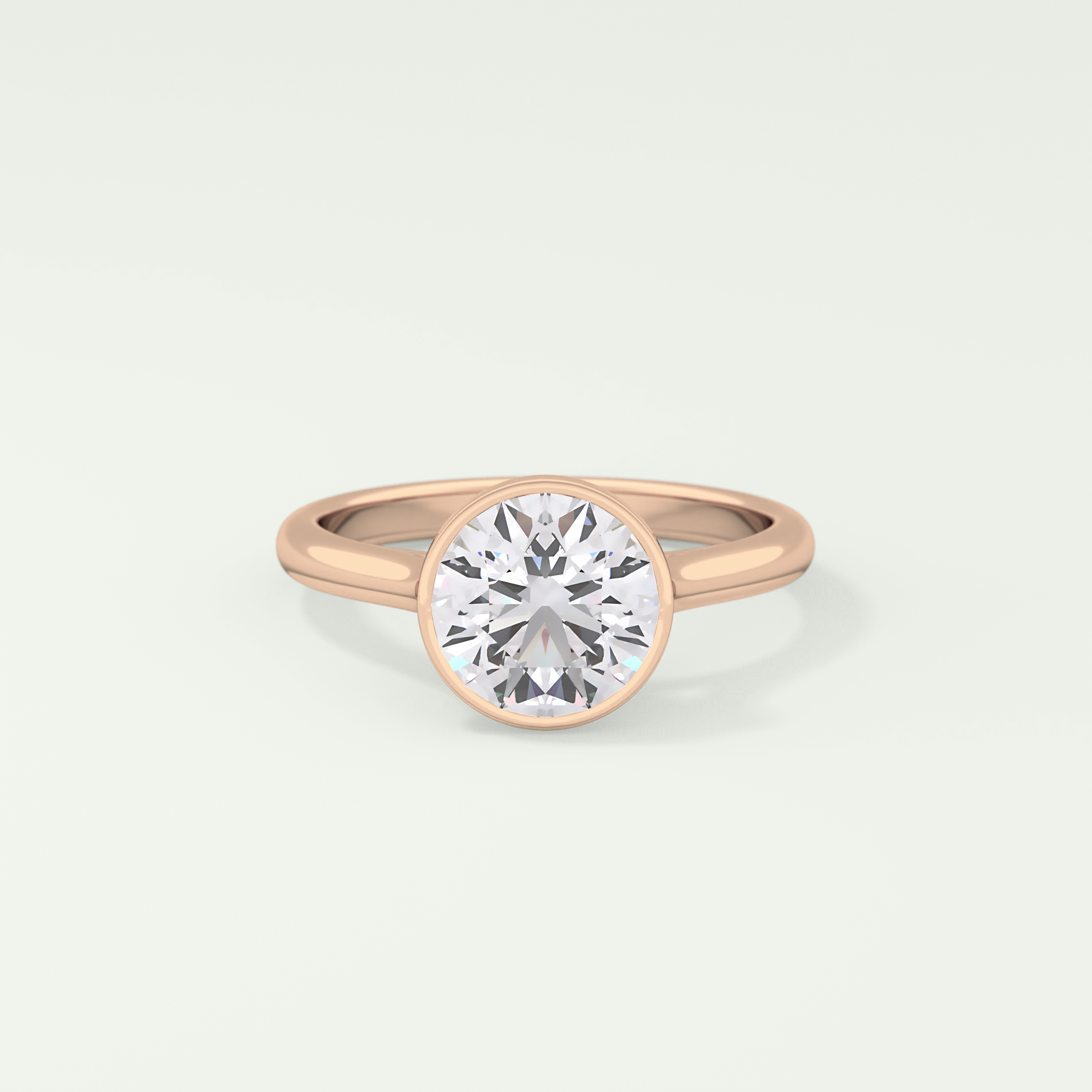 2.0 CT Round Cut Lab-Grown Diamond Engagement Ring 7