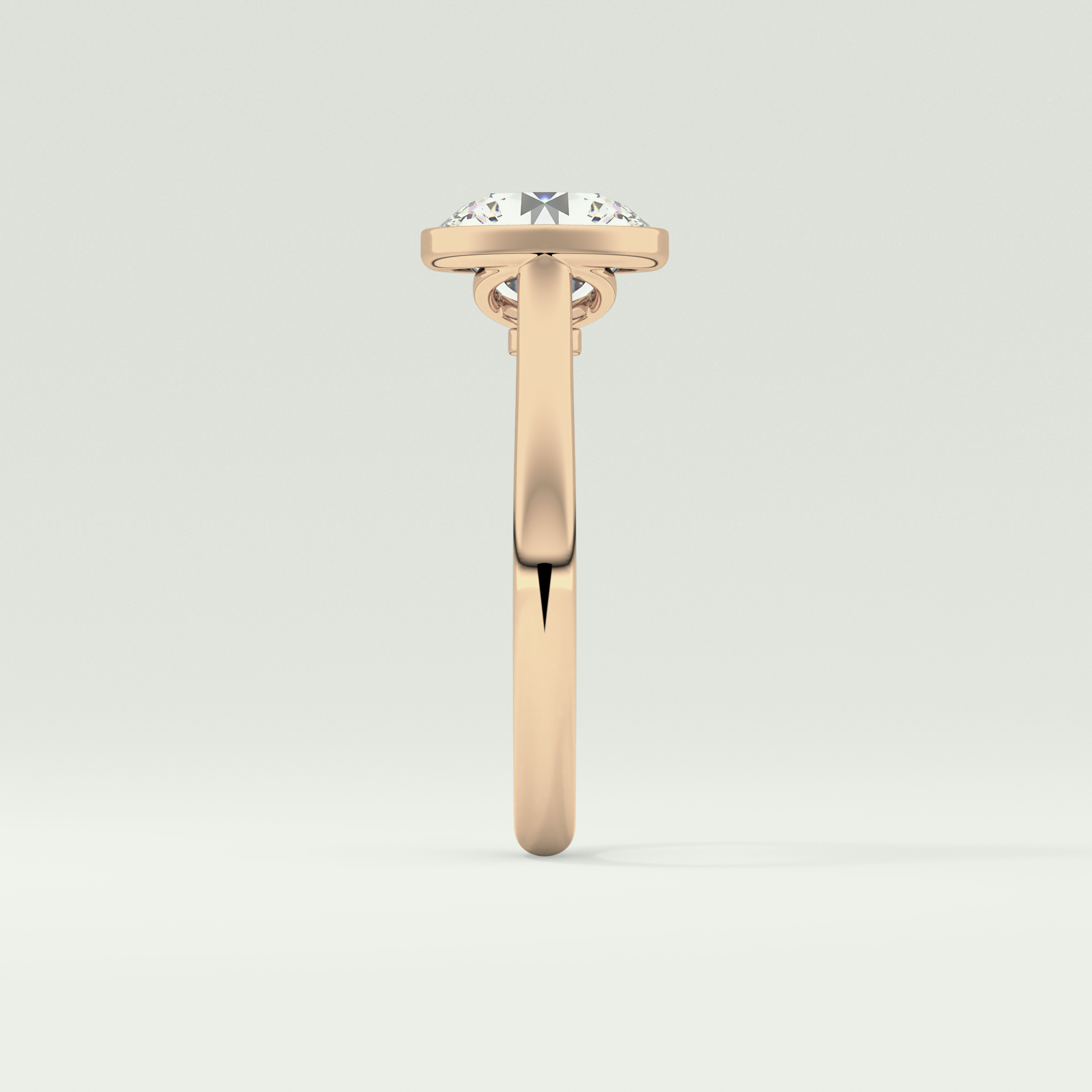 2.0 CT Round Cut Lab-Grown Diamond Engagement Ring 10