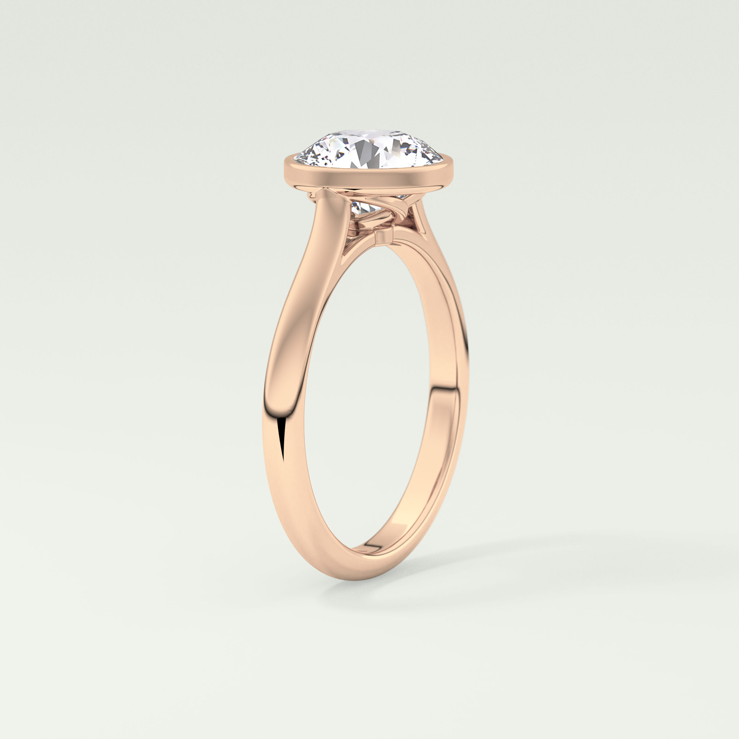 2.0 CT Round Cut Lab-Grown Diamond Engagement Ring 11