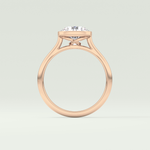 2.0 CT Round Cut Lab-Grown Diamond Engagement Ring 12