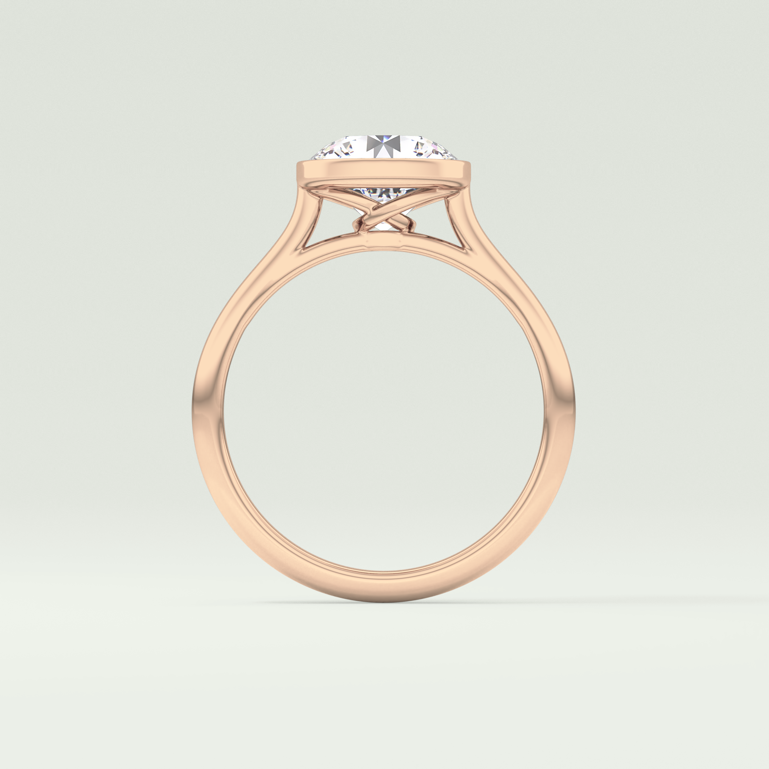 2.0 CT Round Cut Lab-Grown Diamond Engagement Ring 12