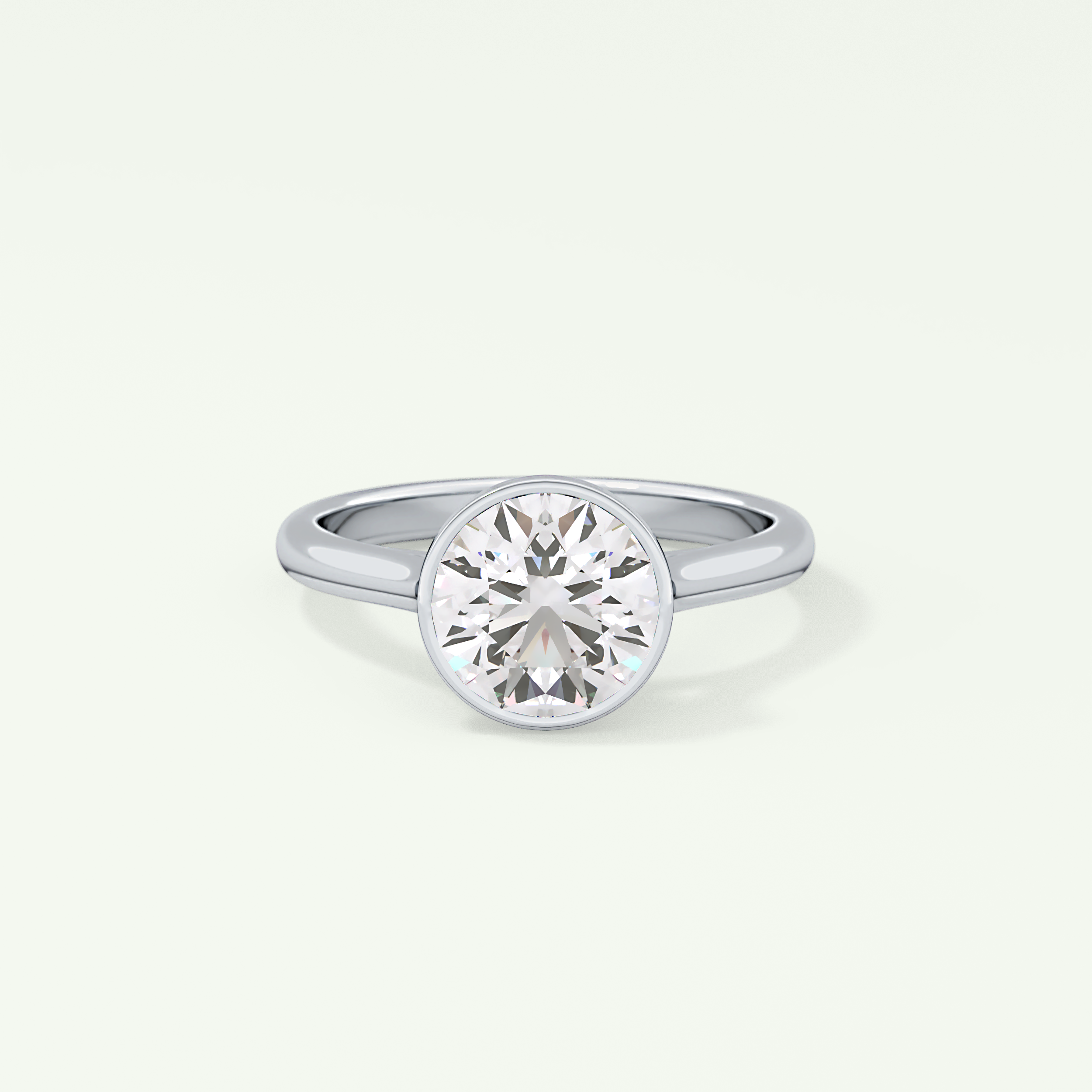 2.0 CT Round Cut Lab-Grown Diamond Engagement Ring 13