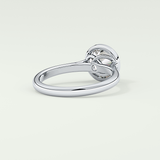 2.0 CT Round Cut Lab-Grown Diamond Engagement Ring 14
