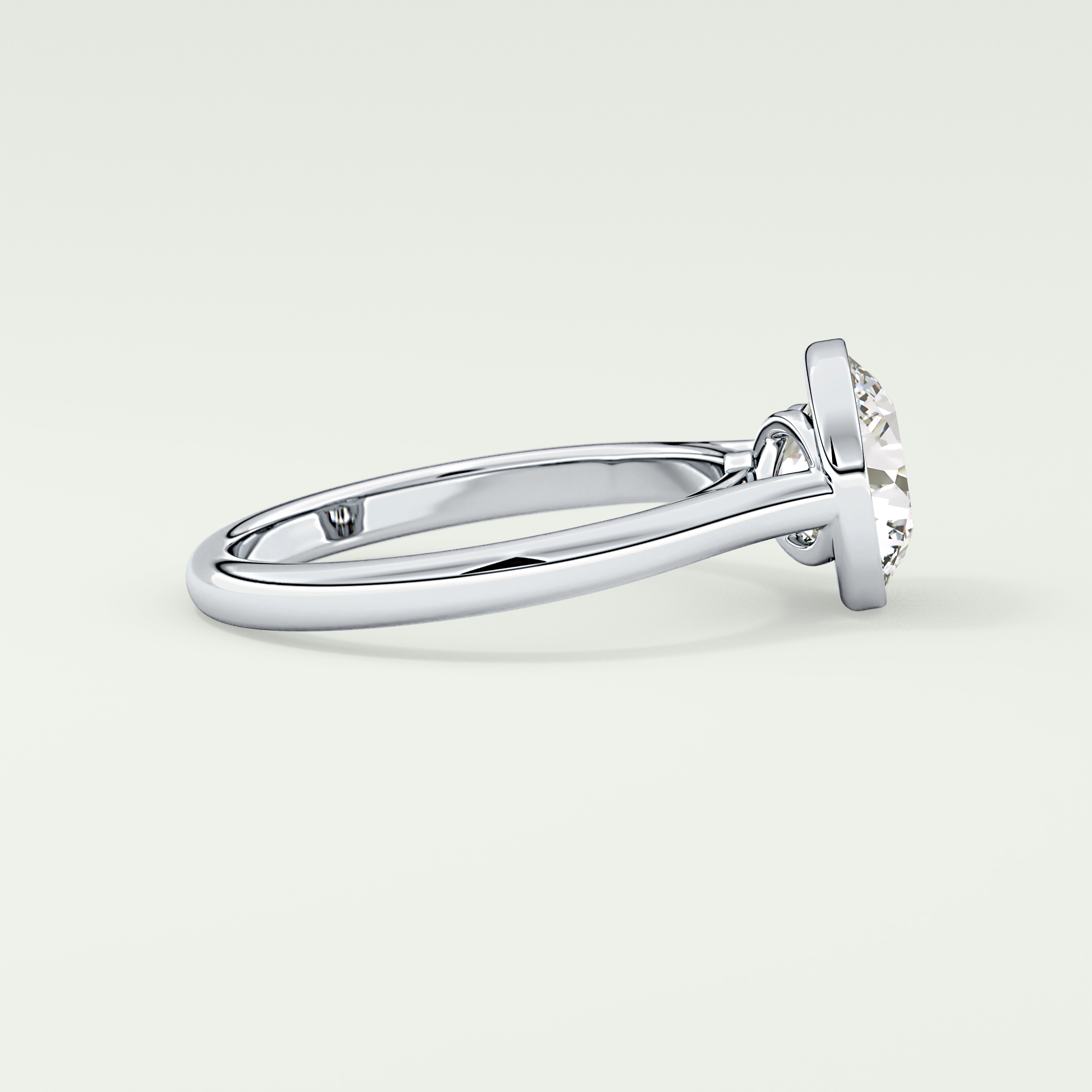2.0 CT Round Cut Lab-Grown Diamond Engagement Ring 15