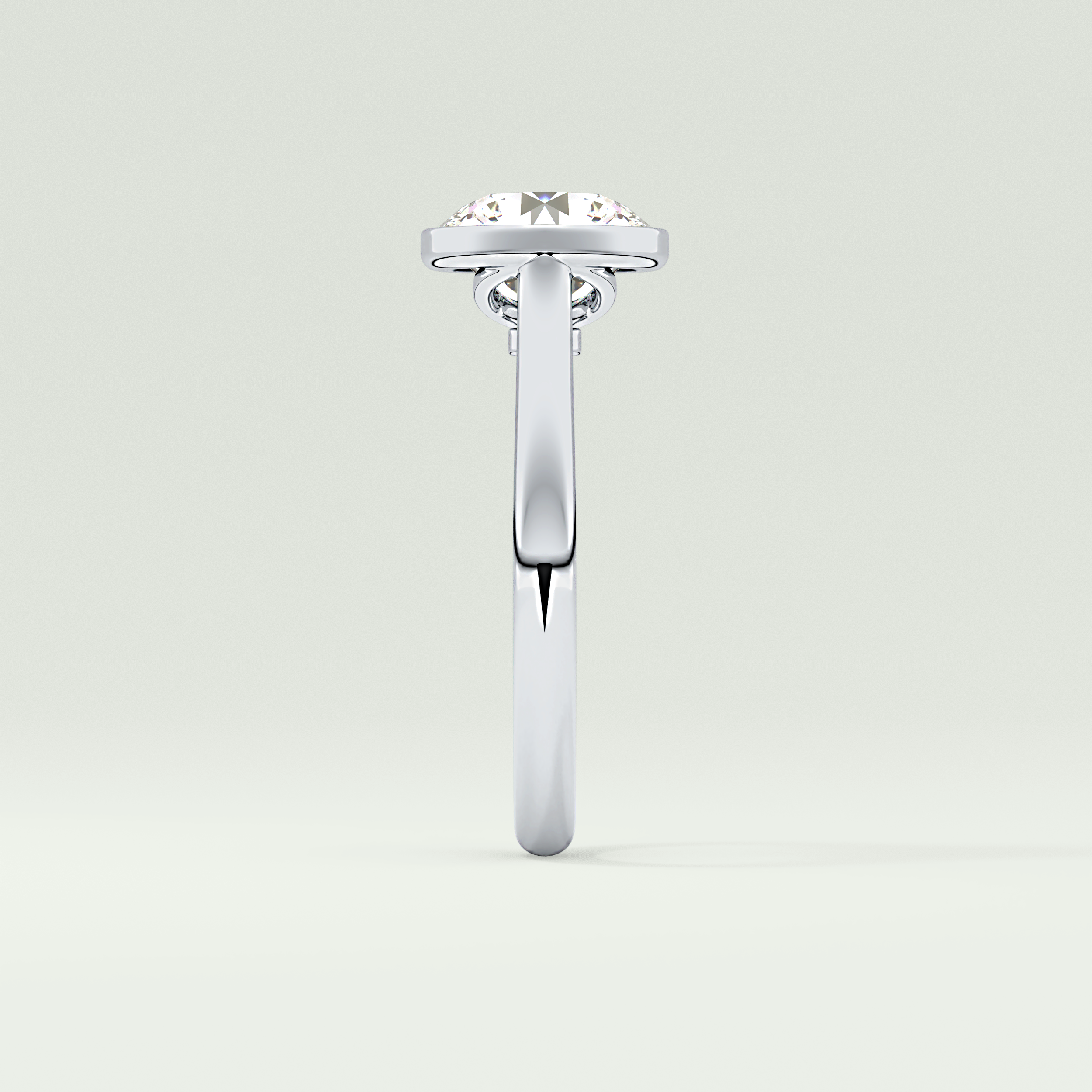 2.0 CT Round Cut Lab-Grown Diamond Engagement Ring 16
