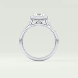 2.0 CT Round Cut Lab-Grown Diamond Engagement Ring 18