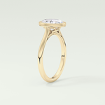 2.0 CT Oval Cut Bezel Solitaire Lab-Grown Diamond Engagement Ring 5