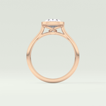 2.0 CT Oval Cut Bezel Solitaire Lab-Grown Diamond Engagement Ring 12