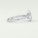 2.0 CT Oval Cut Bezel Solitaire Lab-Grown Diamond Engagement Ring 15