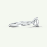 2.0 CT Asscher Cut Three Stone Lab-Grown Diamond Engagement Ring