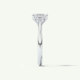 2.0 CT Asscher Cut Three Stone Lab-Grown Diamond Engagement Ring