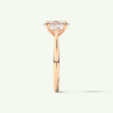 2.0 CT Oval Cut Three Stone Lab-Grown Diamond Engagement Ring