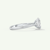 2.0 CT Oval Cut Three Stone Lab-Grown Diamond Engagement Ring